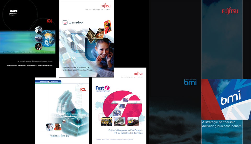 Fujitsu bid documentation designed by Don Allen, Sense Not Logic.