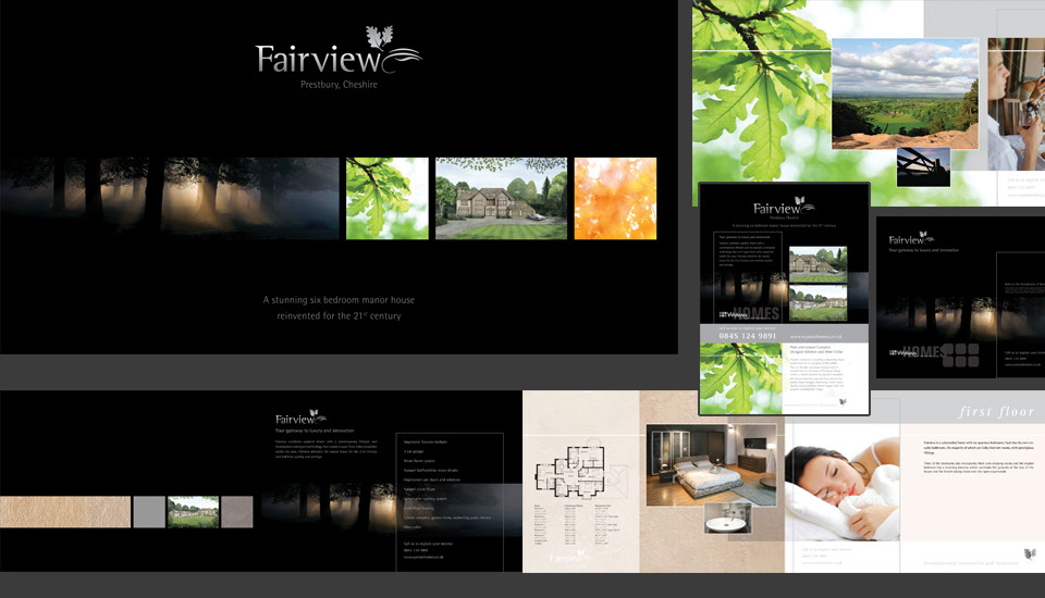 Wyman Group, Fairview property brochure and advertising designed by Don Allen, Sense Not Logic